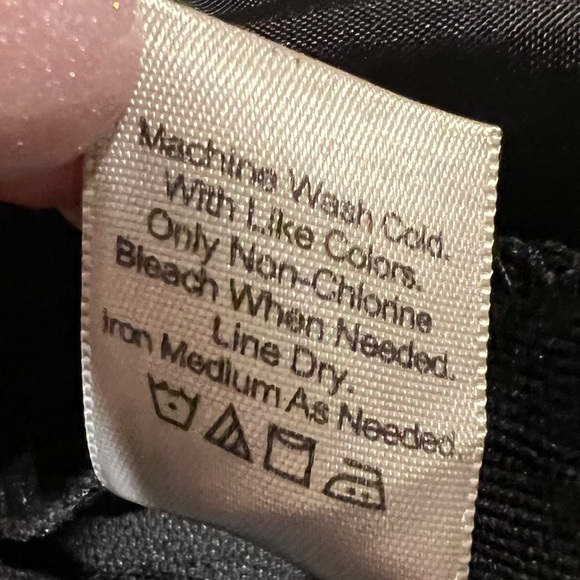 Coldwater Creek Womans Black Trouser Fit Thin Pants Super Soft 14P - Picture 7 of 7